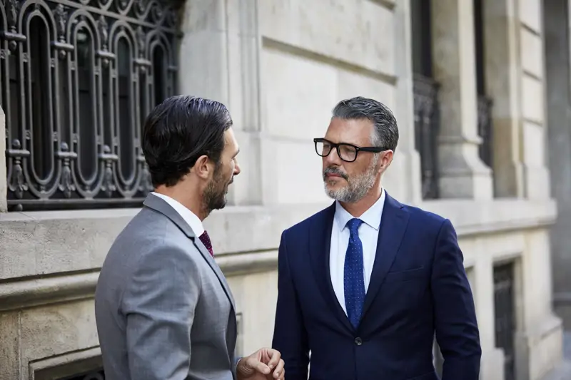Hombres negocios longevity