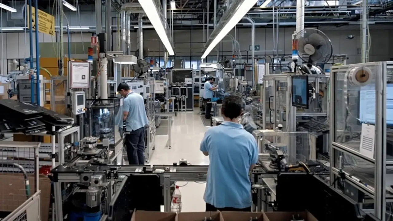 trabajadores fabrica