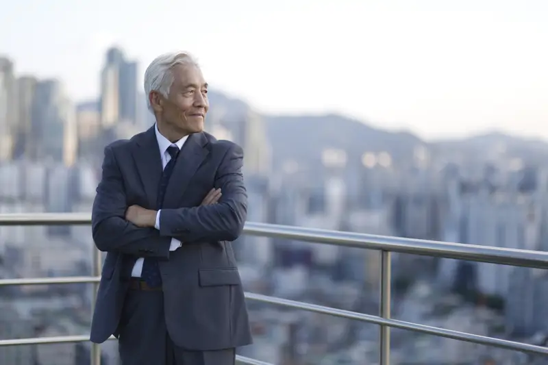 Hombre empresa longevity