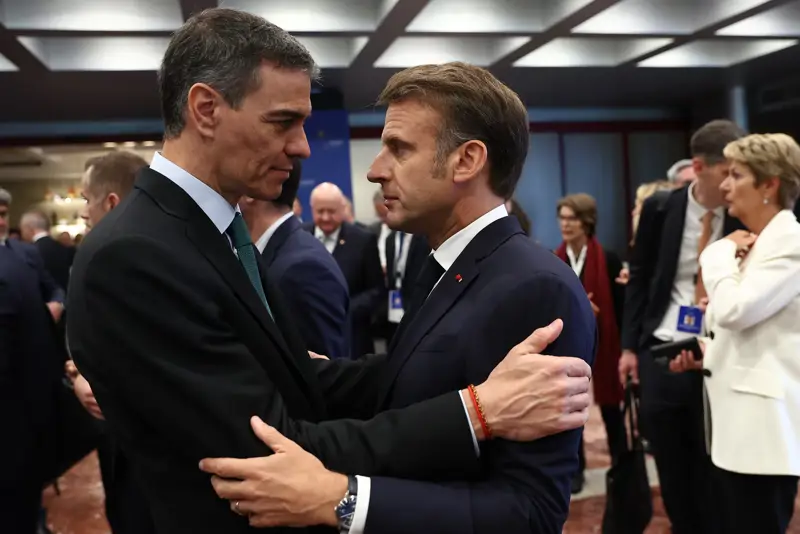 Pedro Sánchez y Emmanuel Macron