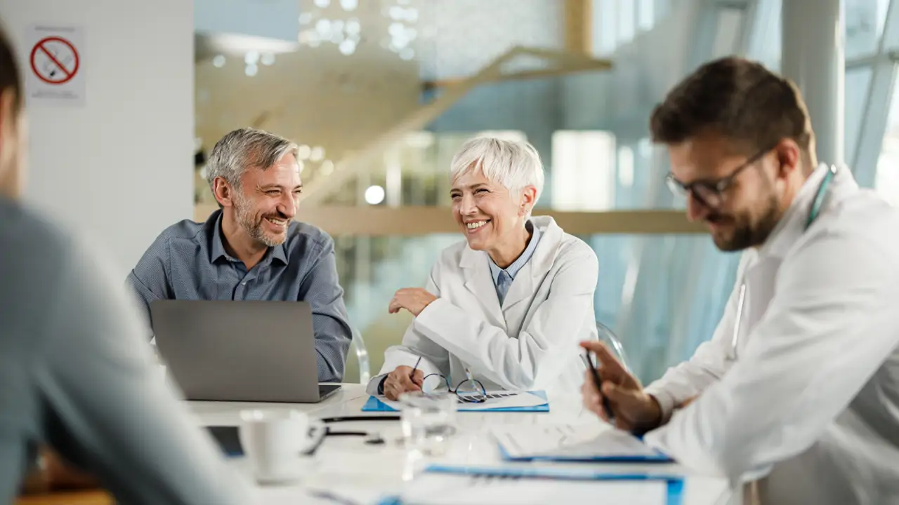 Longevity equipo trabajo reunión médicos