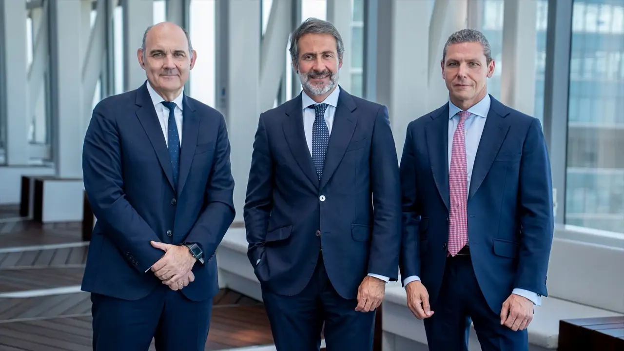 Francisco Uría, Juanjo Cano y Francisco Pérez Bermejo
