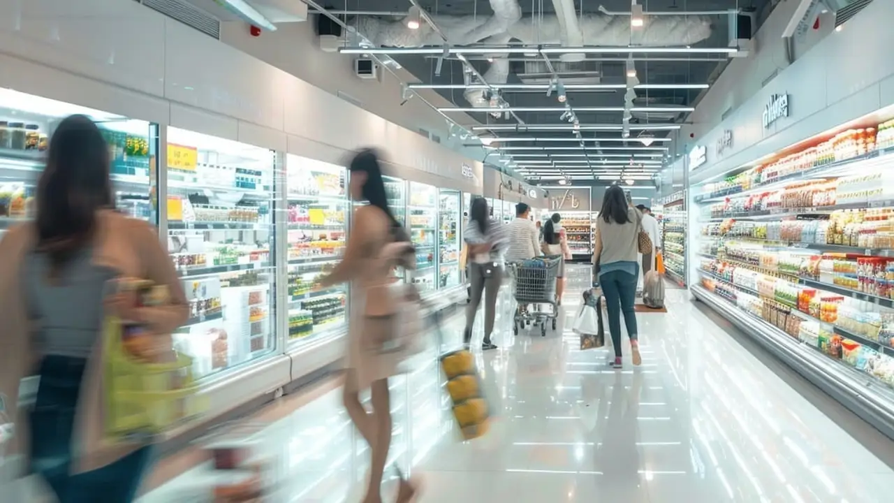 EuropaPress 6254481 diversos clientes hacen compra supermercado