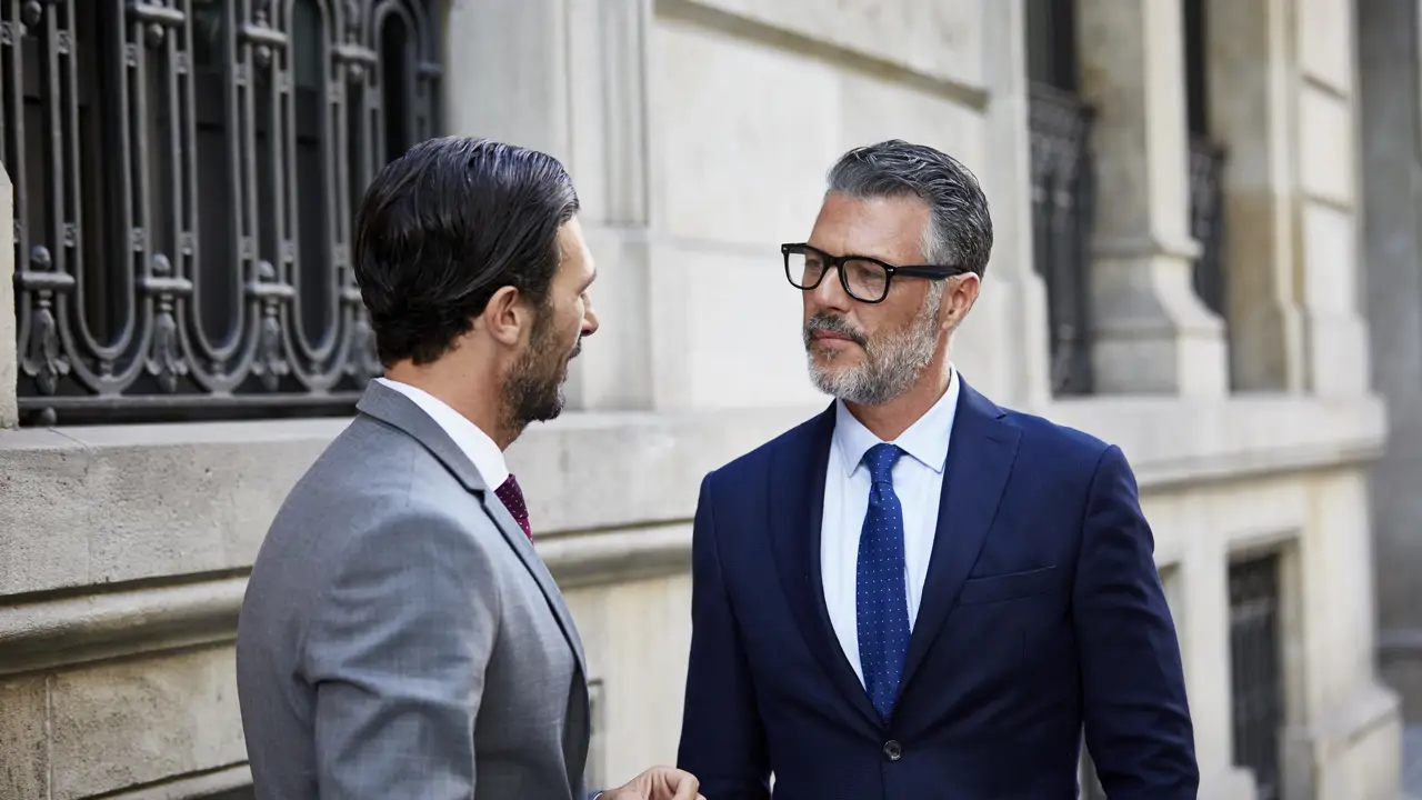 Hombres negocios longevity