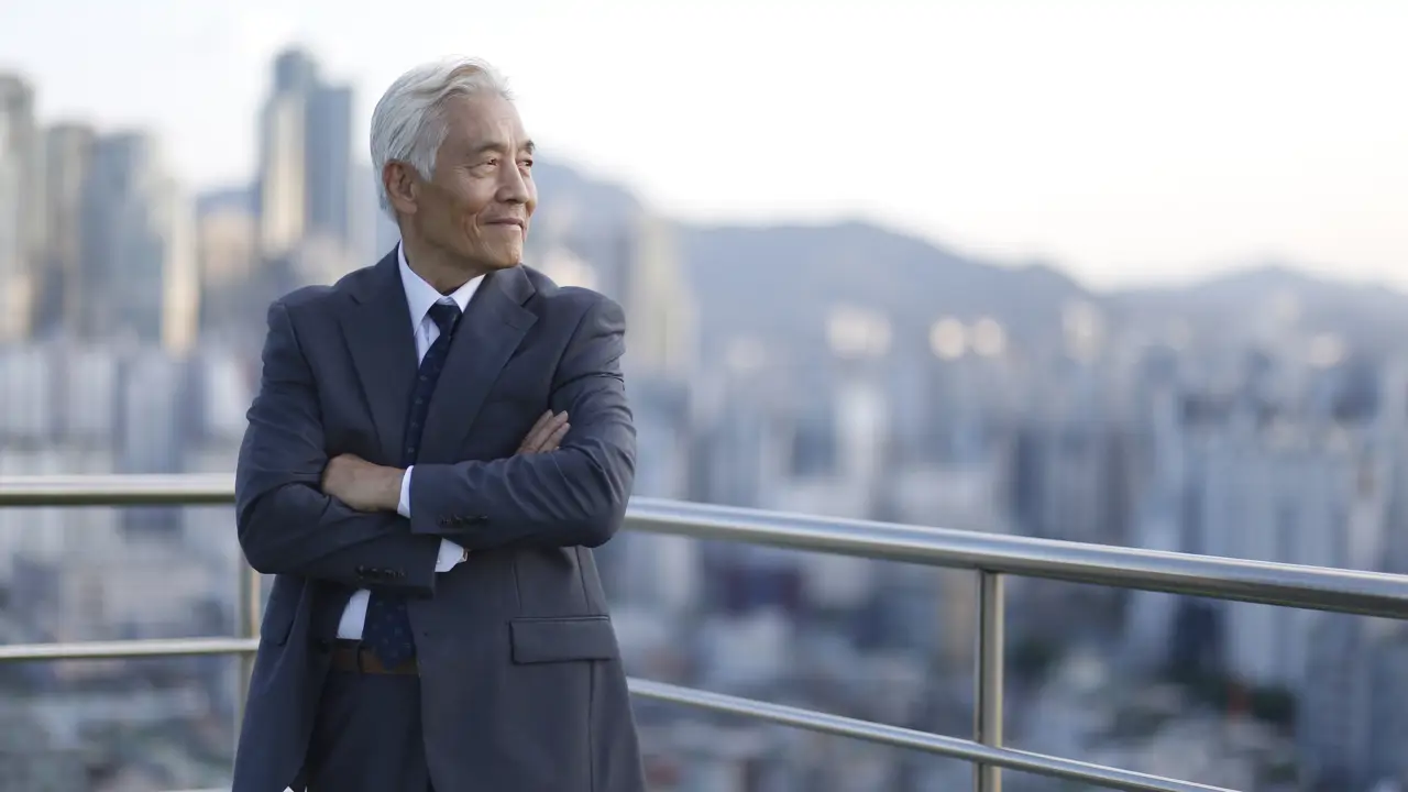 Hombre empresa longevity